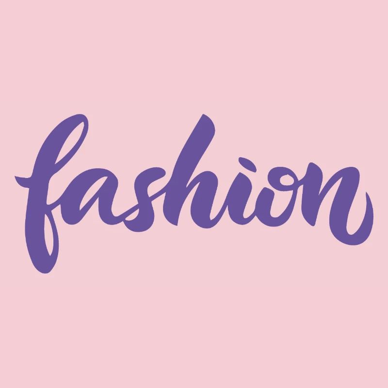 Tendance des écritures de lettrage mode violettes de mode
