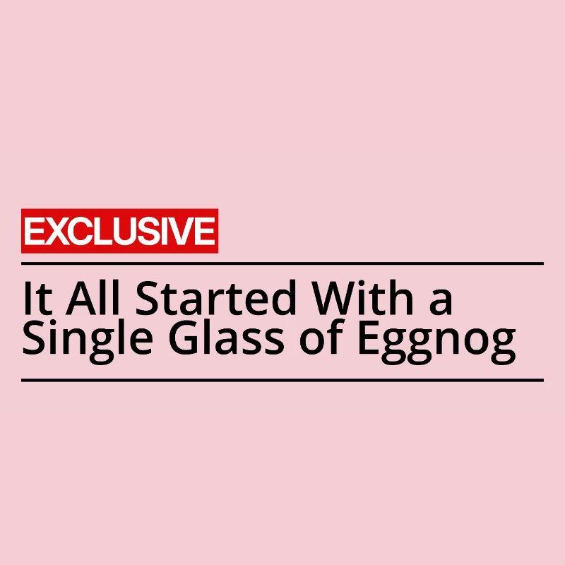 Alles begann mit einem einzigen Glas Eierlikör T-Shir