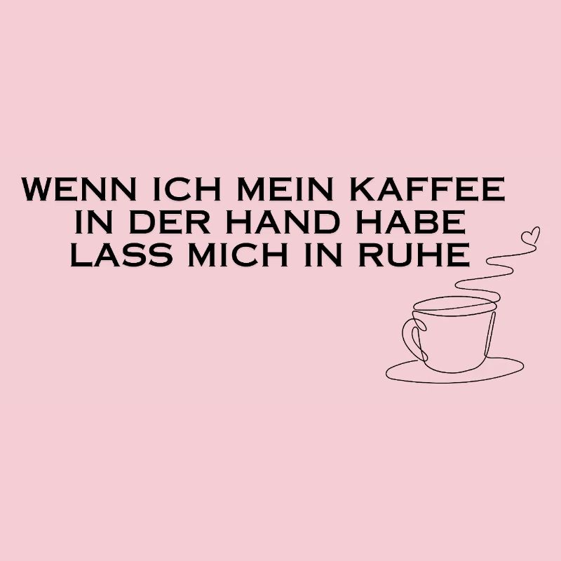 Kaffee in der Hand