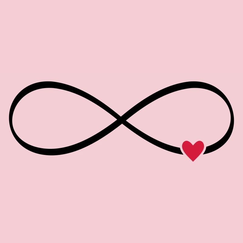 Infinity sign infinite heart love