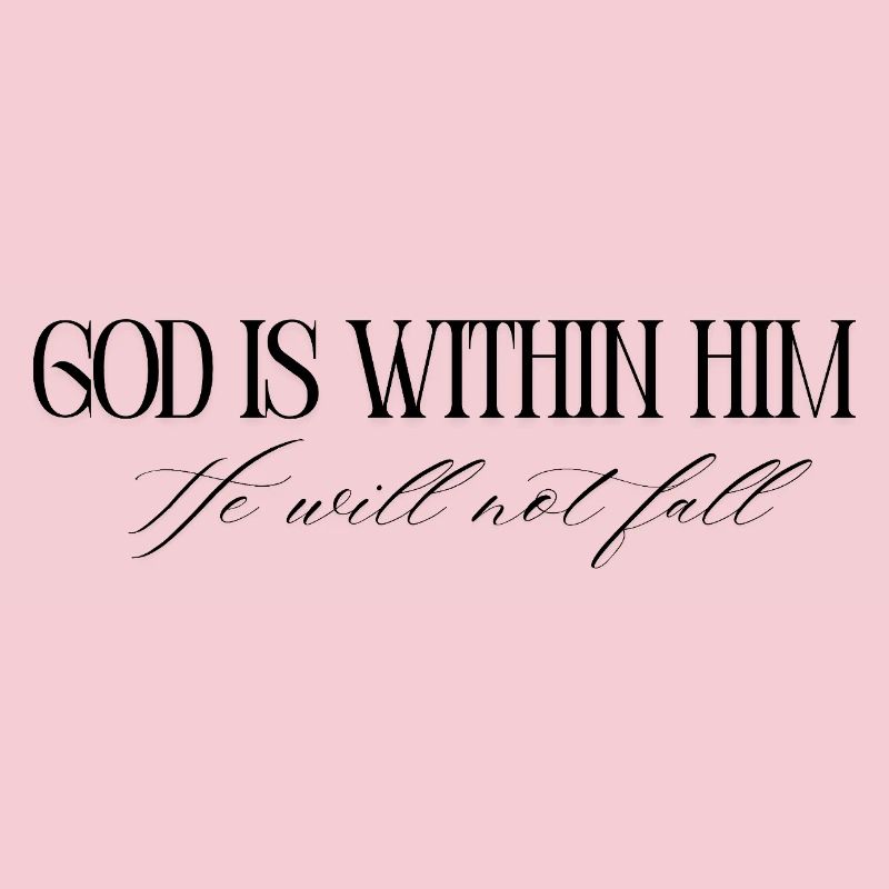 God is within him – Psalm 46:5 Bible Verse