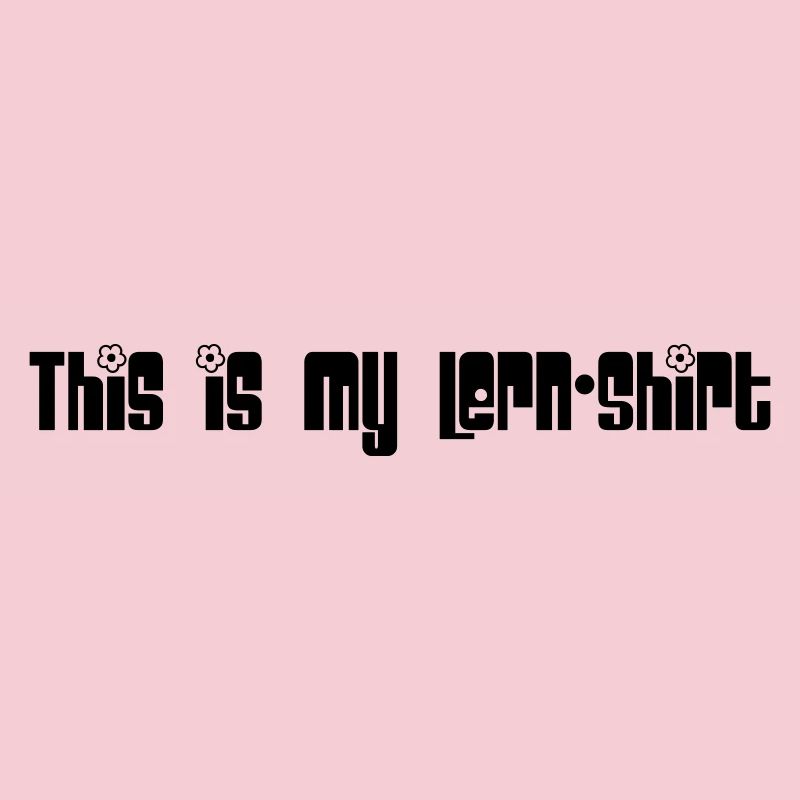 Learning shirt