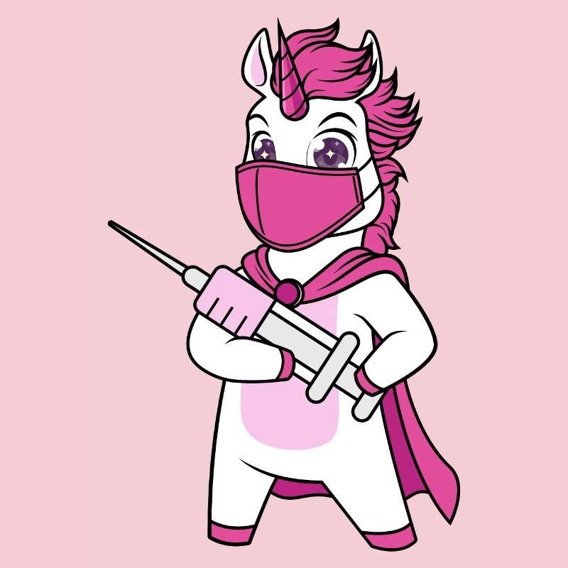 Geimpft Impfung Immunicorn Einhorn
