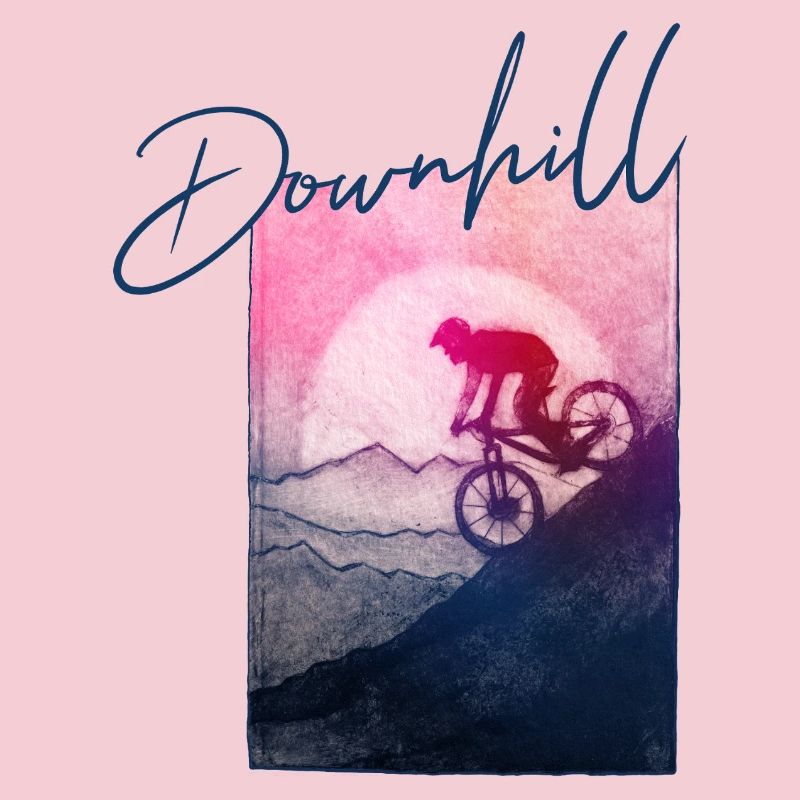Downhill MTB - Modèle d’impression sculpté à la main