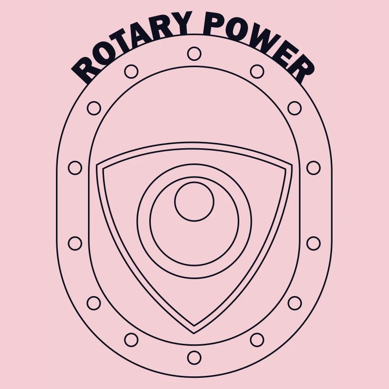 Rotary Power Shield Emblem