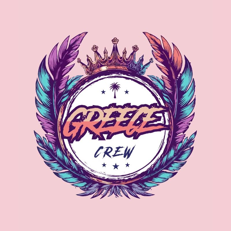 Grèce Crew Coloré