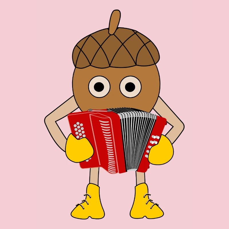 Knopf Akkordeonmutter