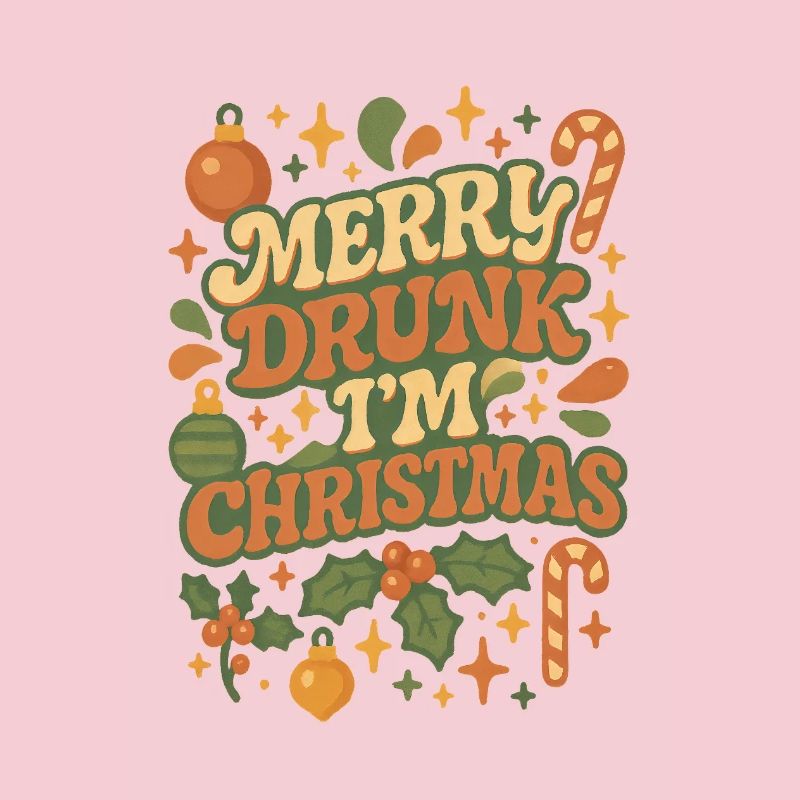 Joyeux ivrogne Je suis Noël