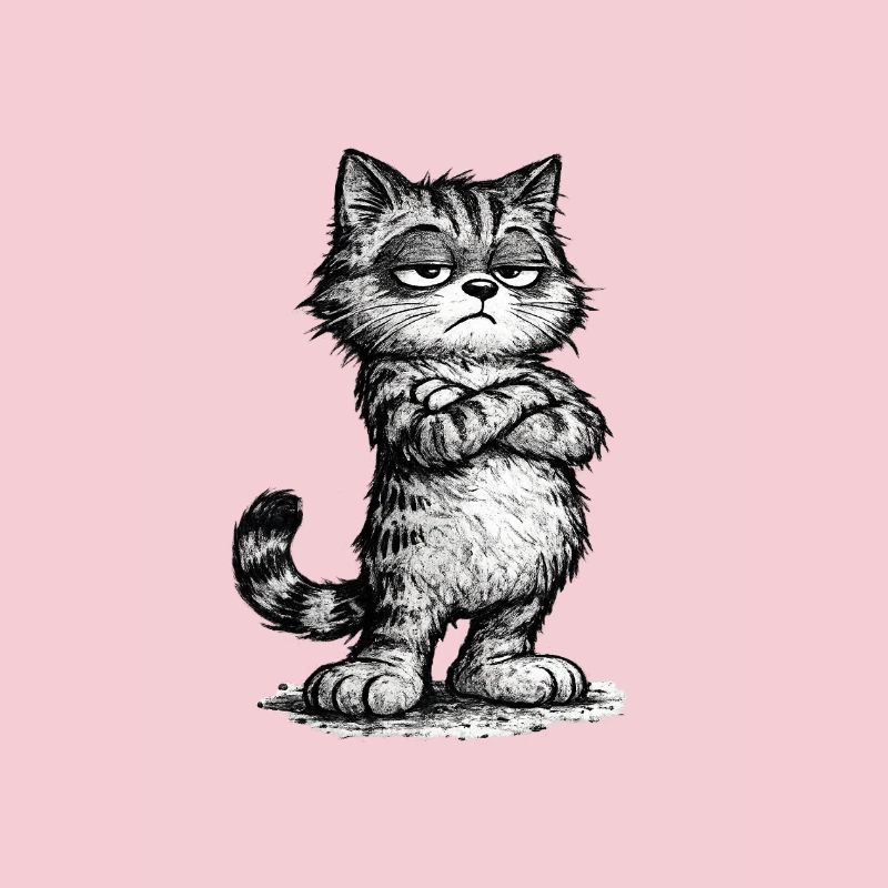Grumpy Katze – Chef Vibes (Sketch Attitude)