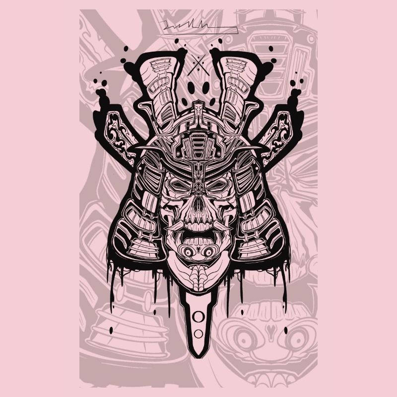 Samurai skull 
