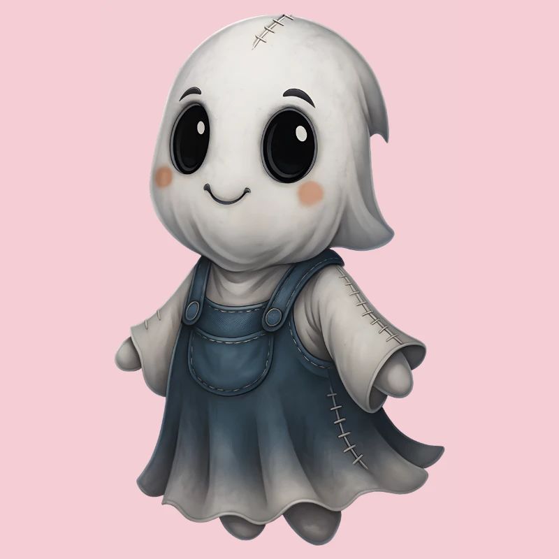 Cute Ghost Friend Patchwork