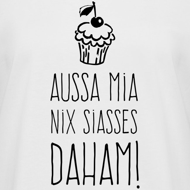 Vorschau: Außa mia nix Siaßes daham - Frauen Oversize T-Shirt