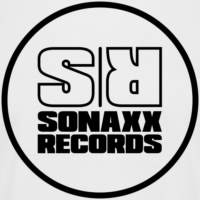Sonaxx Records Logo sort (rund)