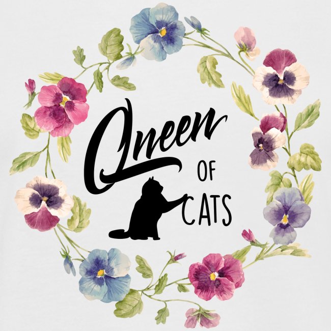 queen of cats - Frauen Oversize T-Shirt