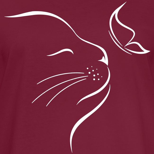 Vorschau: cat butterfly - Frauen Oversize T-Shirt