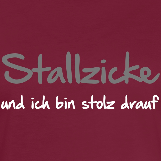 Stallzicke - Frauen Oversize T-Shirt