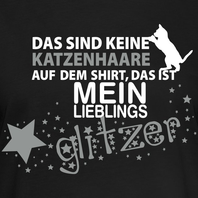 Vorschau: Glitzerkatze - Frauen Oversize T-Shirt