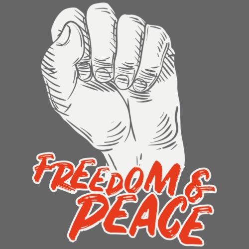 Fist raised for peace and freedom - Women’s Relaxed Fit T-Shirt