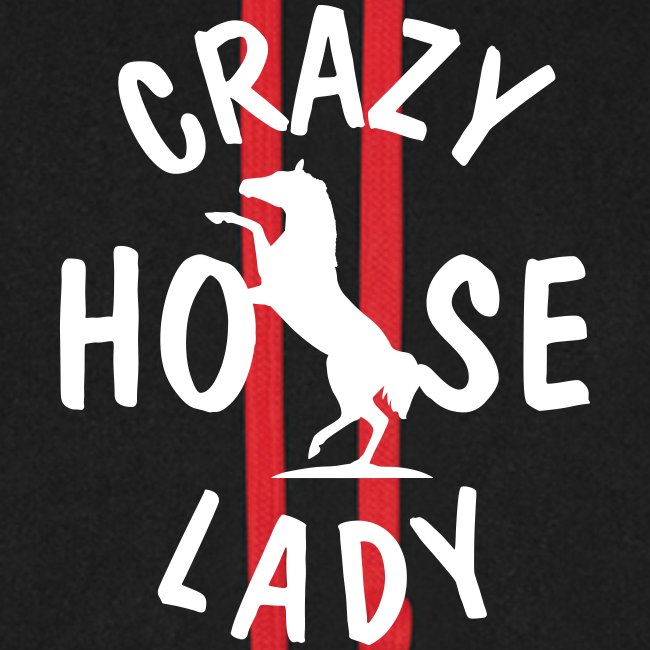crazy horse lady - Unisex Baseball Hoodie