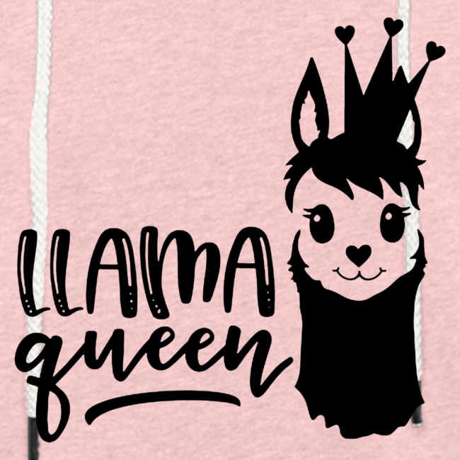 Black Design Llama Queen