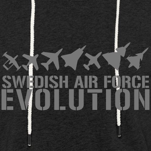 Swedish Air Force Evolution - Lätt luvtröja unisex