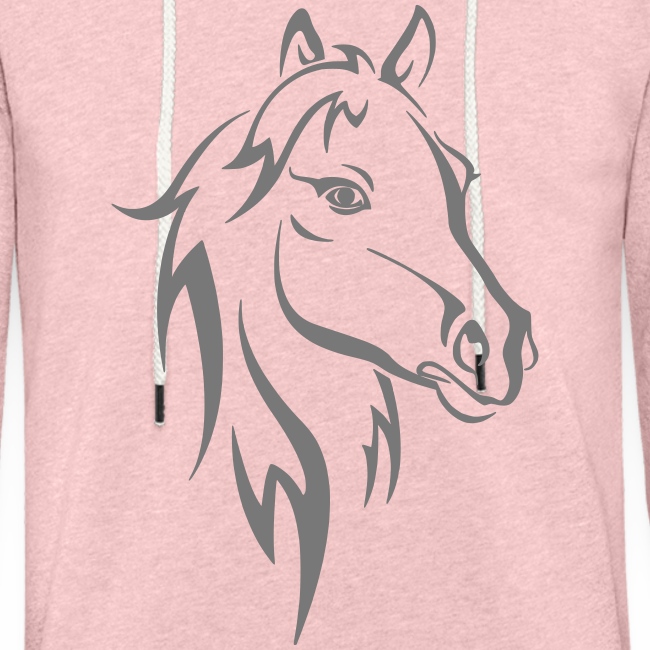 Vorschau: Horse - Leichtes Kapuzensweatshirt Unisex