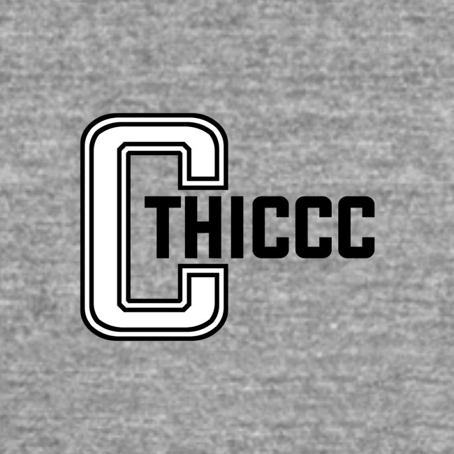 thiccc logo WHITE and BLACK