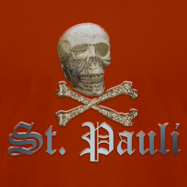 St. Pauli (Hamburg) Piraten Symbol mit Schädel