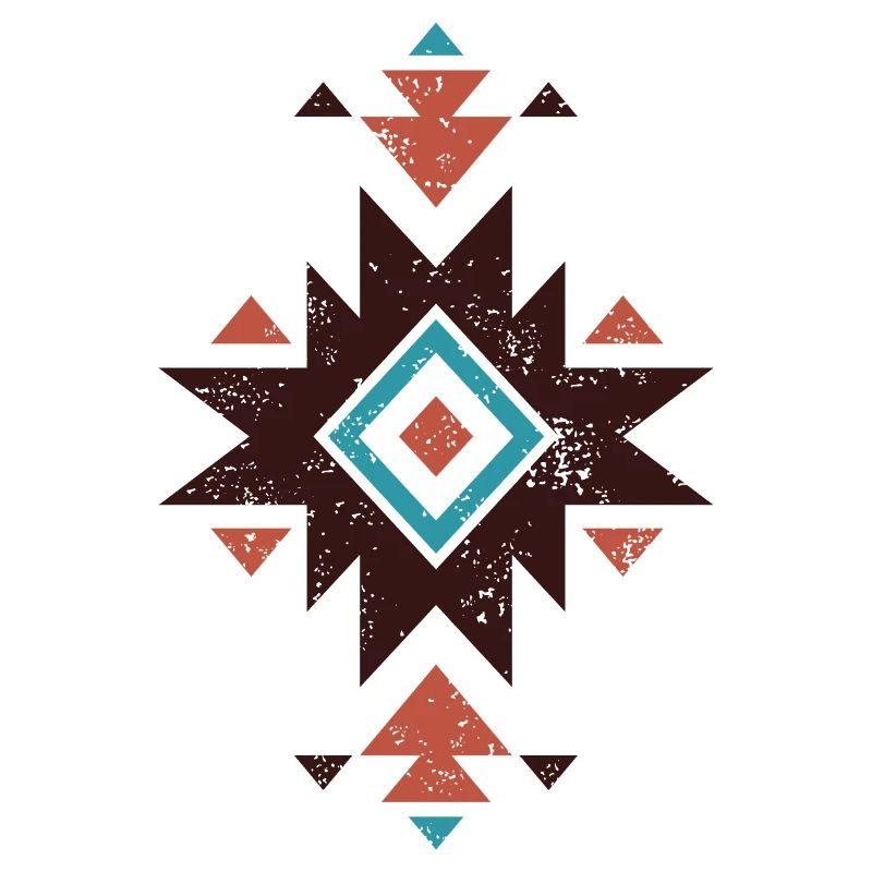 Boho-Diamant-Emblem