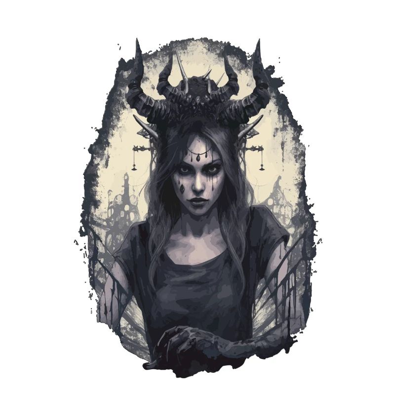 Seduction Girl Devil Evil Goth Gothic Dark