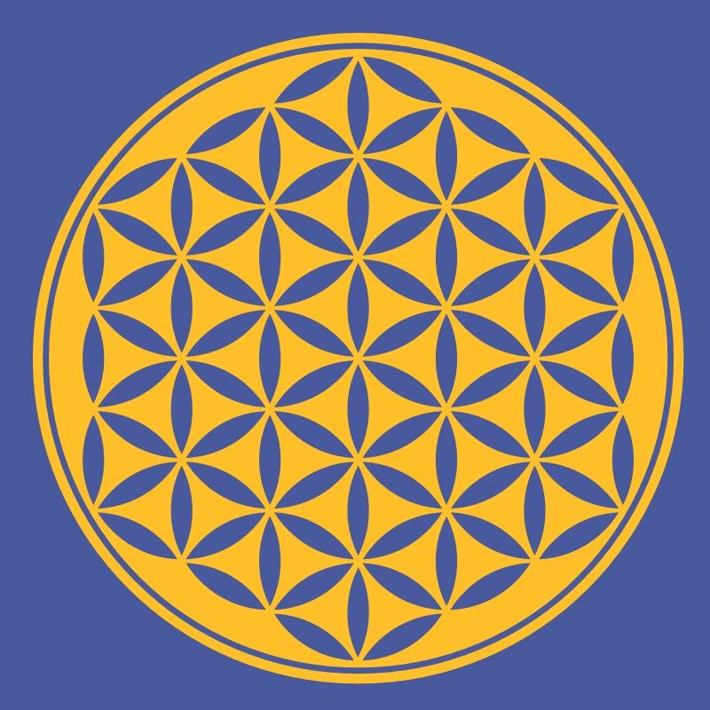 Fleur de la vie - Vector - 03, 1c, sacred geometry