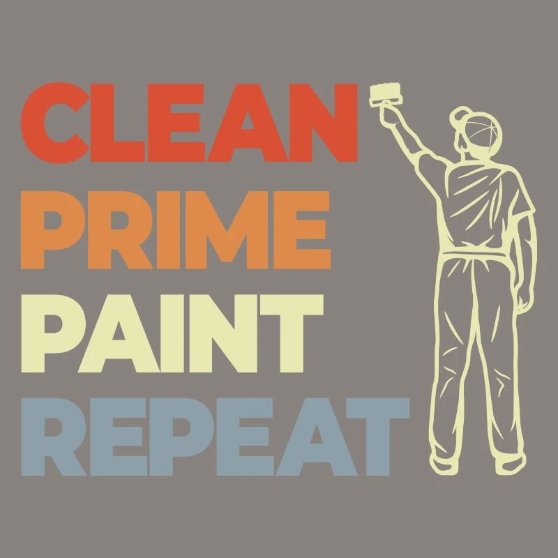 Clean Prime Paint Repeat
