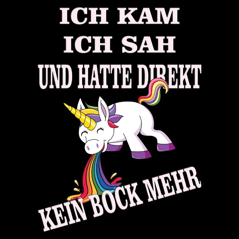 Kotzendes Einhorn Regenbogen