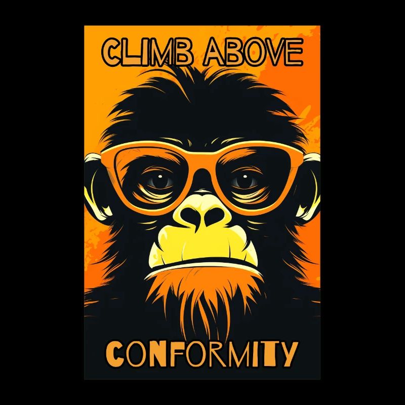 Overcome conformity: shivering monkey