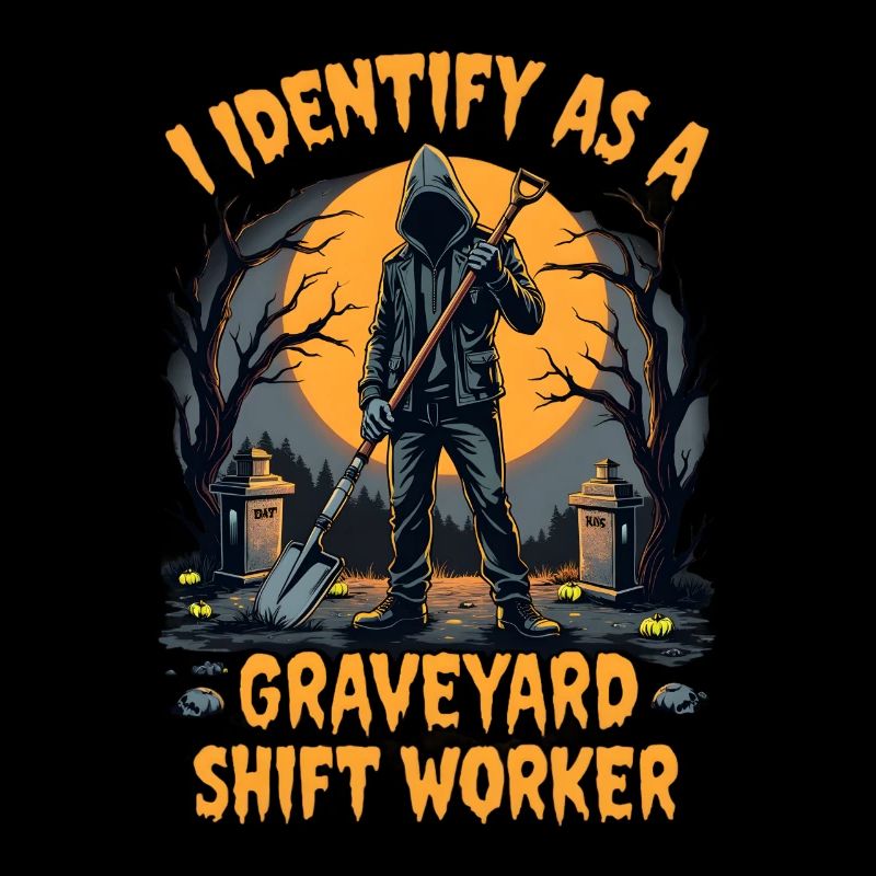 lustiges I Identify As A Graveyard Shift Worker