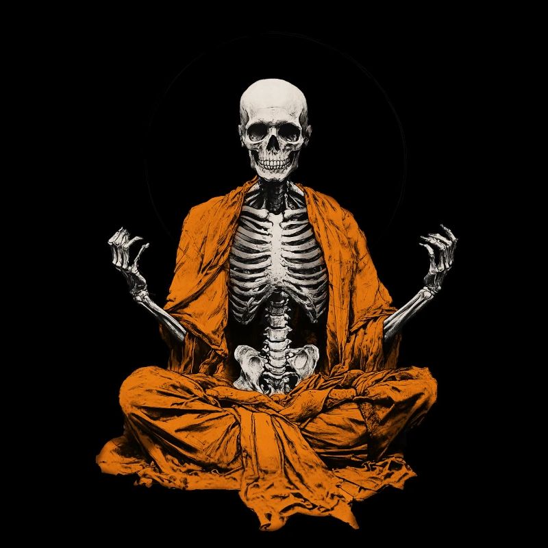 Skeleton Monk