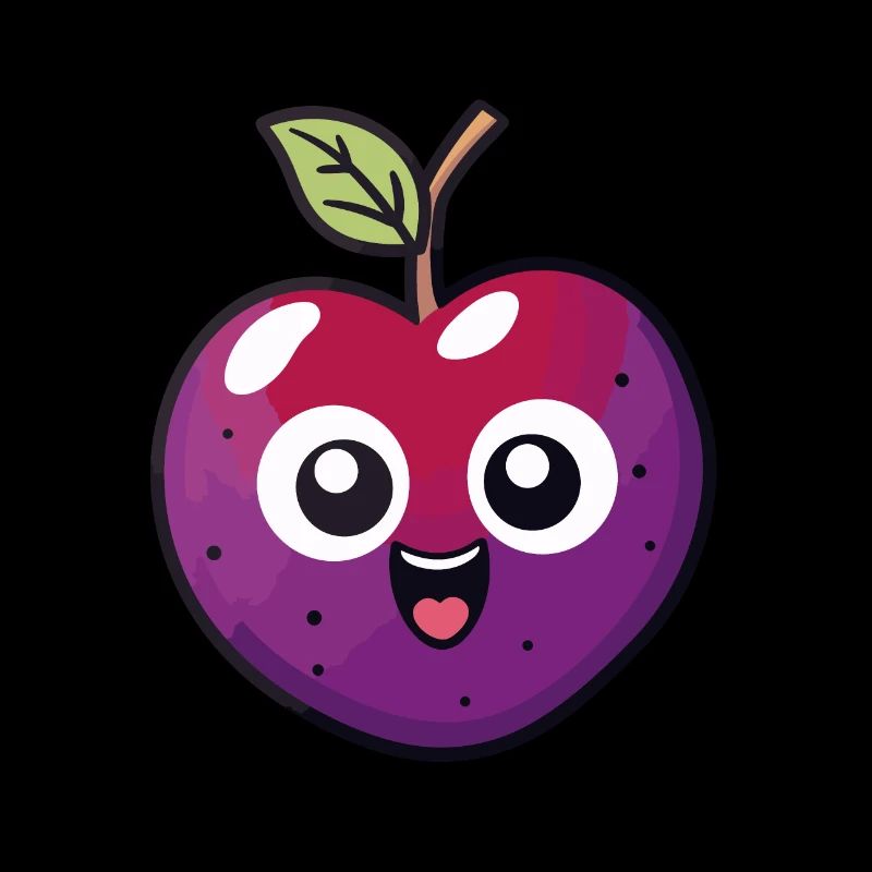 Kawaii Pflaume