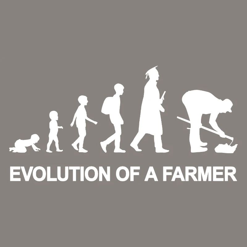 Evolution eines Landwirts