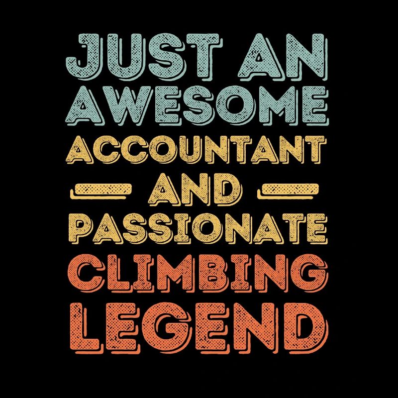Accountant climbing retro