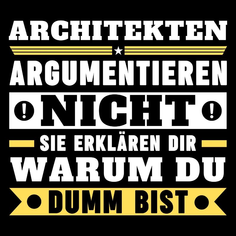 Architects don't argue