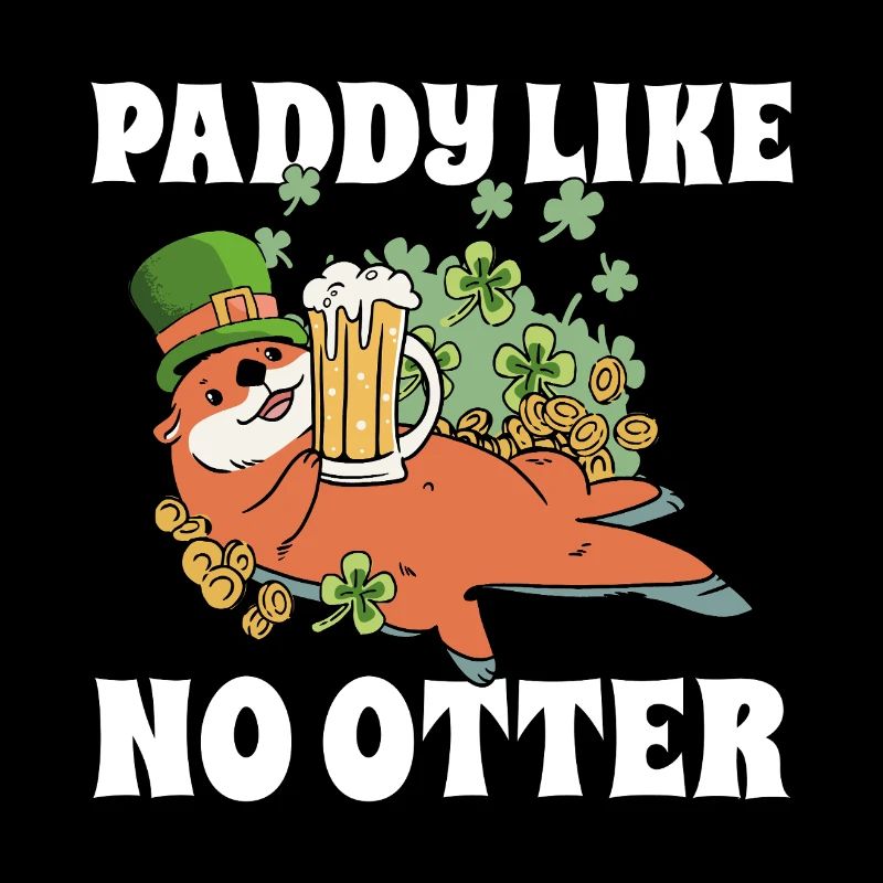 Saint-Patrick Leprechaun Paddy Like No Otter