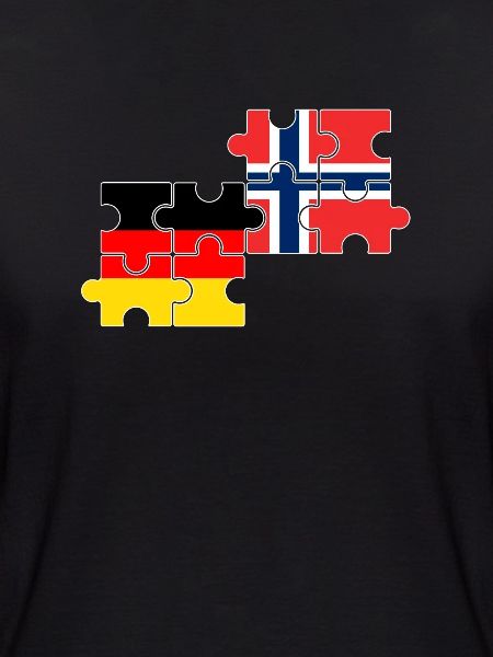 Norge Tyskland Flagg tysk norsk