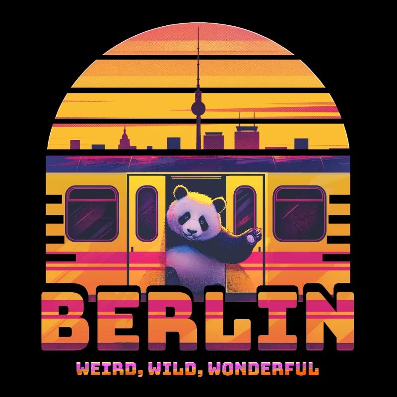 Berlin S-Bahn Vibes - Édition Rétro Sunset