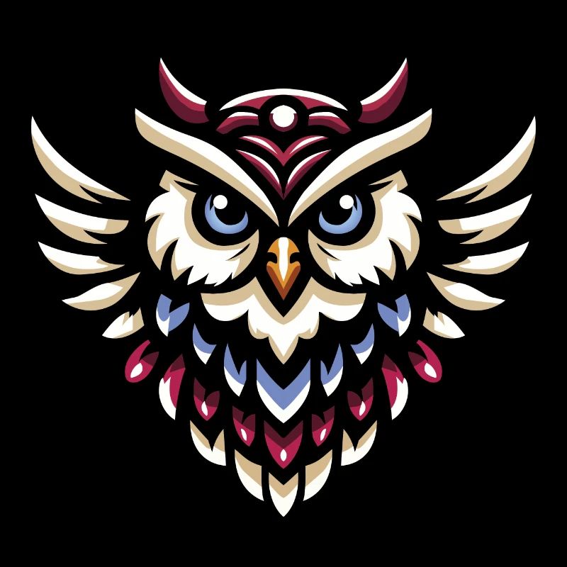 Coole fliegende Eule