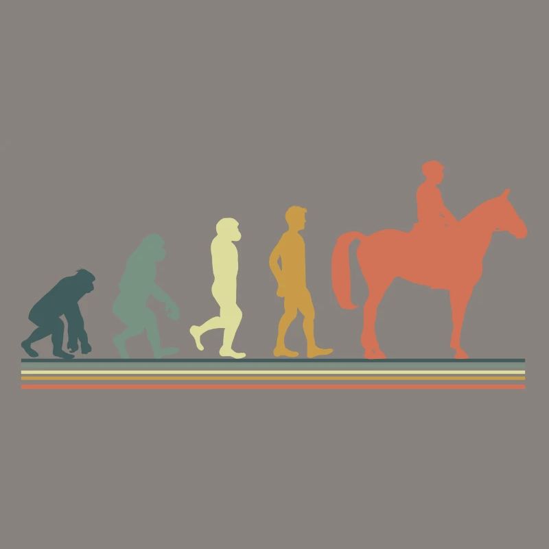 Evolution cheval