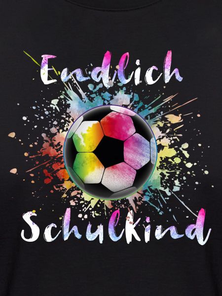 Endlich Schulkind Fußball Schulanfang