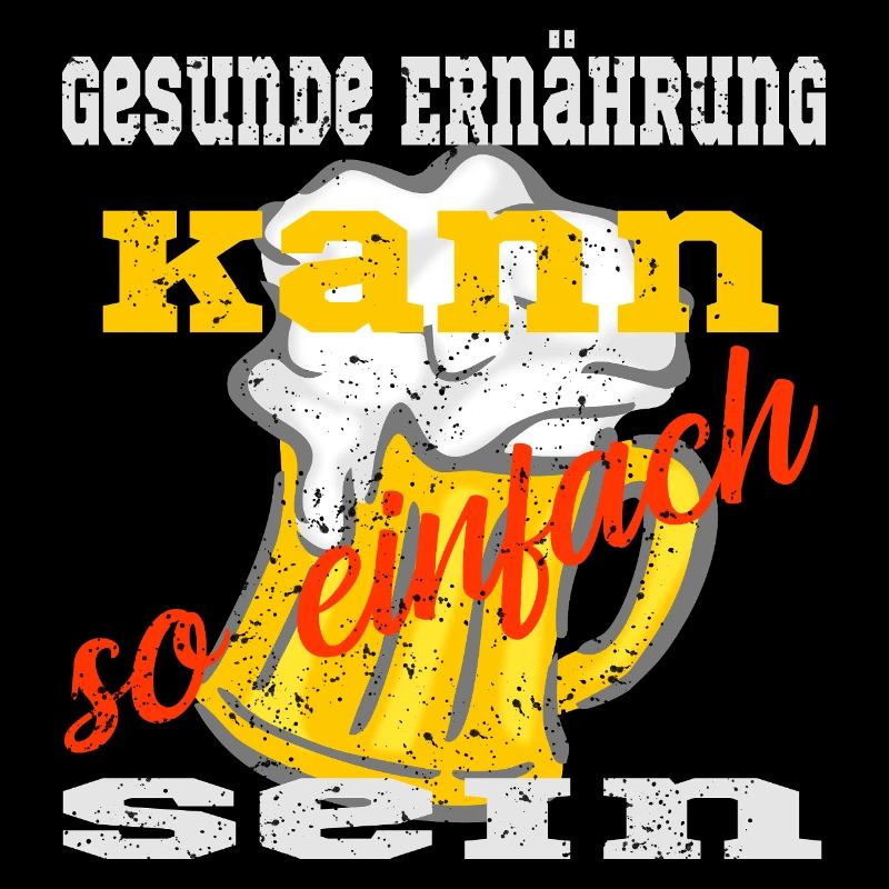 Bierkrug mit einem Spruch