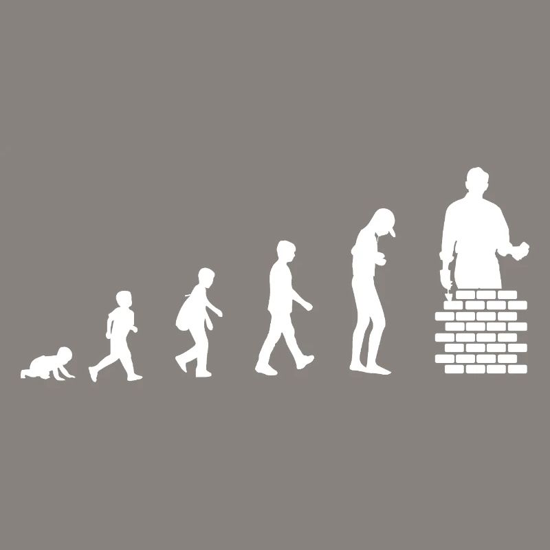 Évolution du bébé au maçon / métier