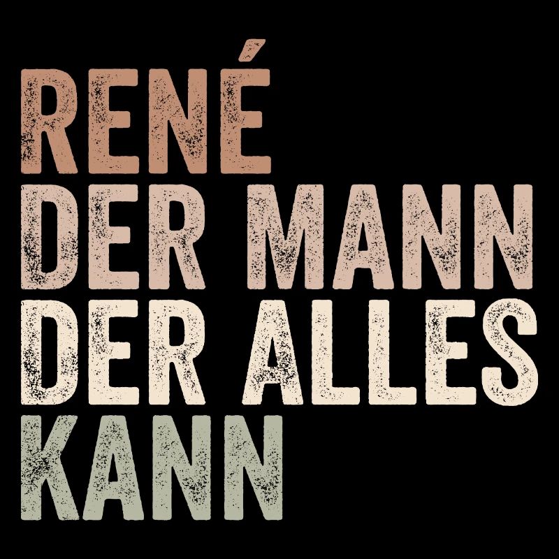 Rene The man who can do everything First name René