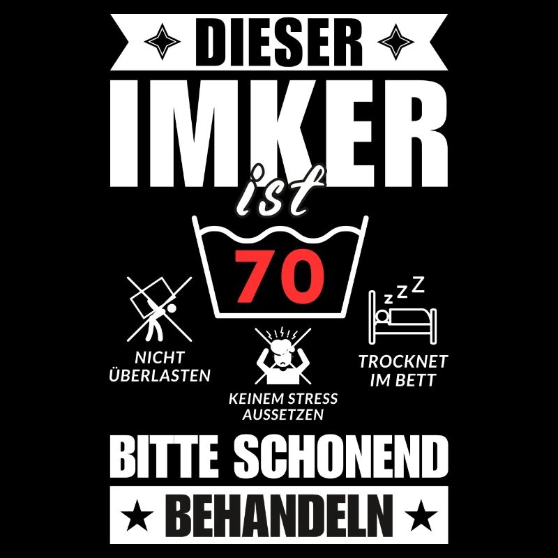 Dieser Imker ist 70. Schonend behandeln